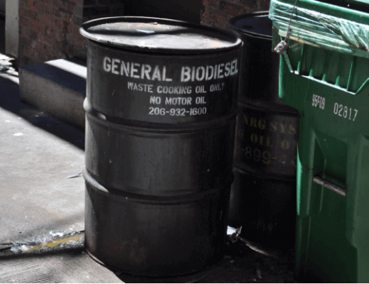 recycling used oil