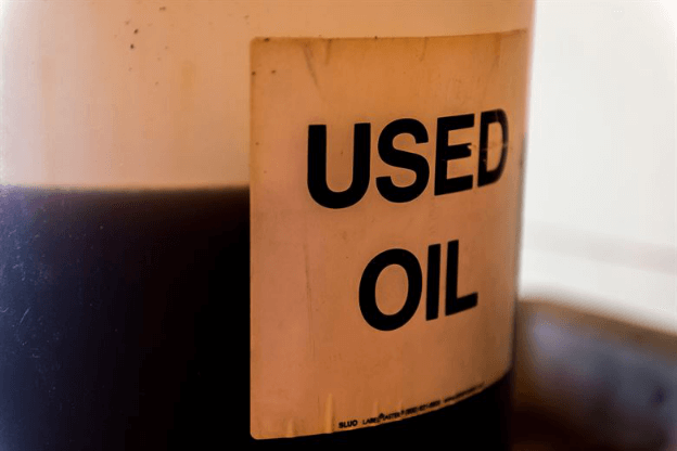 recycling used oil