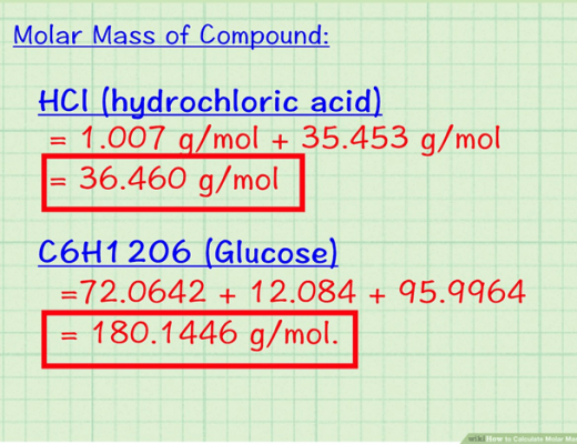 3. calculate Molecular weight (1)